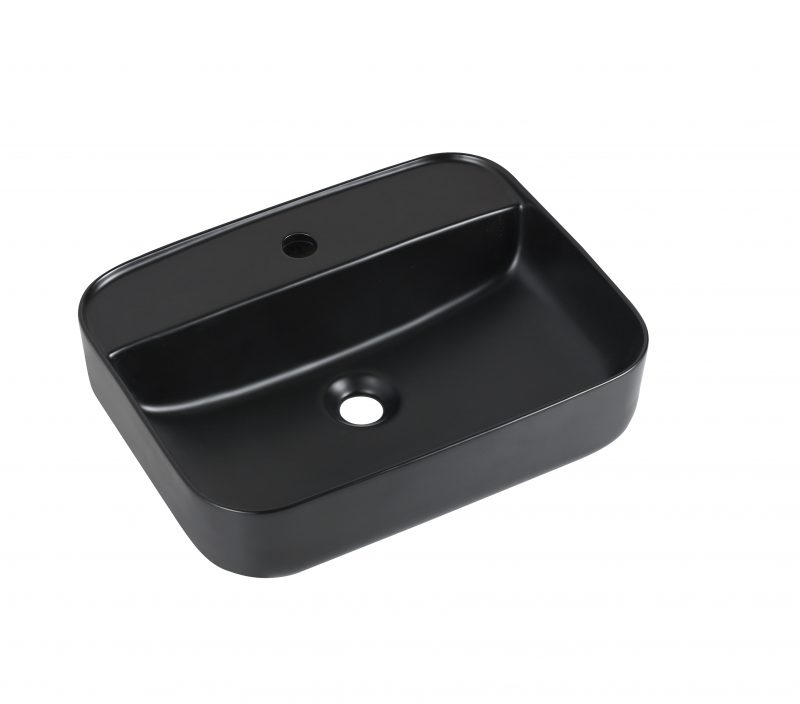 LAVABO VASQUE MARTINEX II 20X16 NOIR MAT