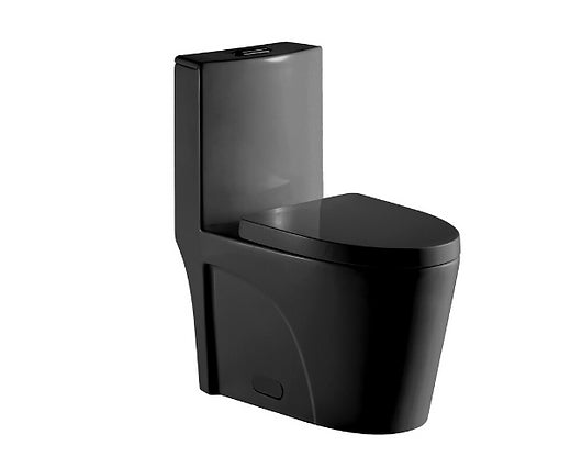 TOILETTE MONOPIECE THOR 6L 800G NOIR MAT