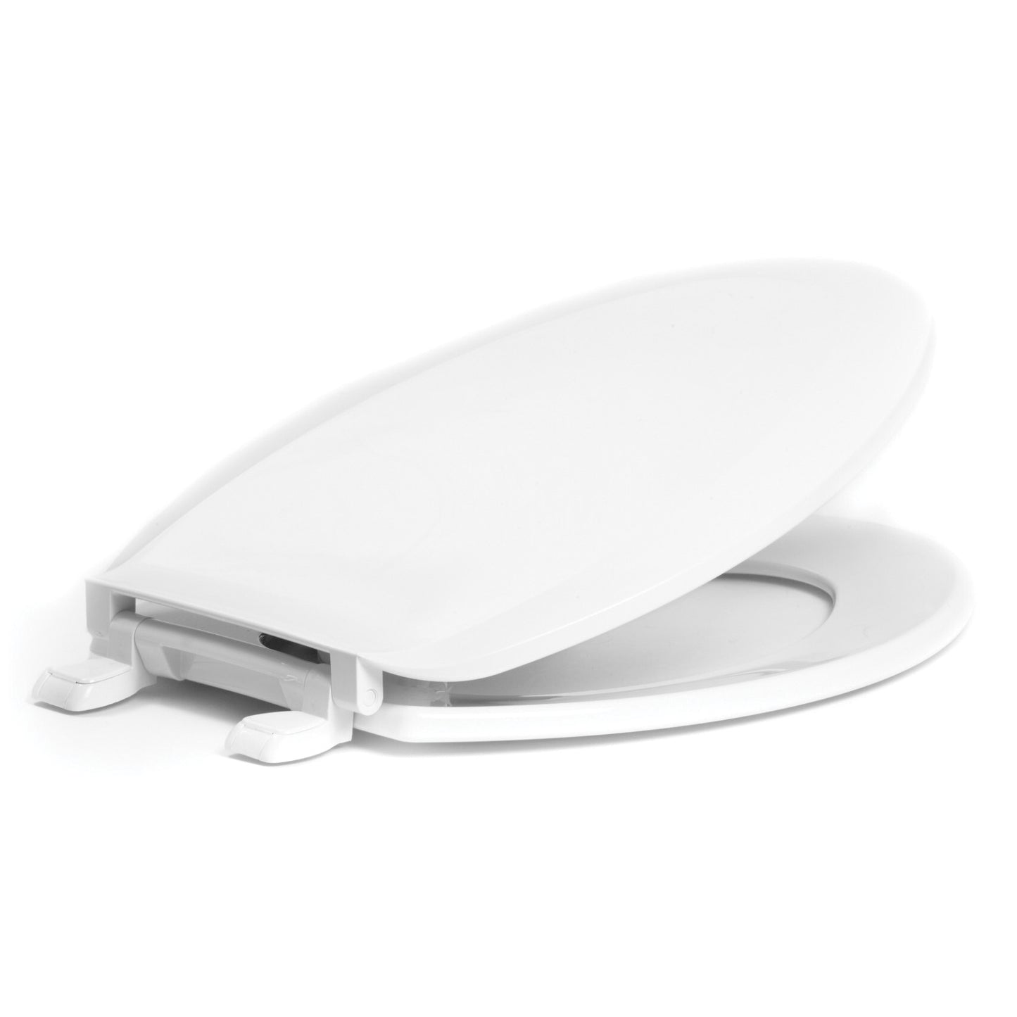 SIEGE DE TOILETTE ALLONGÉE BLANC