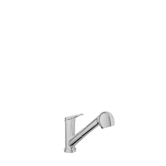 ROBINET D'EVIER MONO DOUCHETTE CHROME