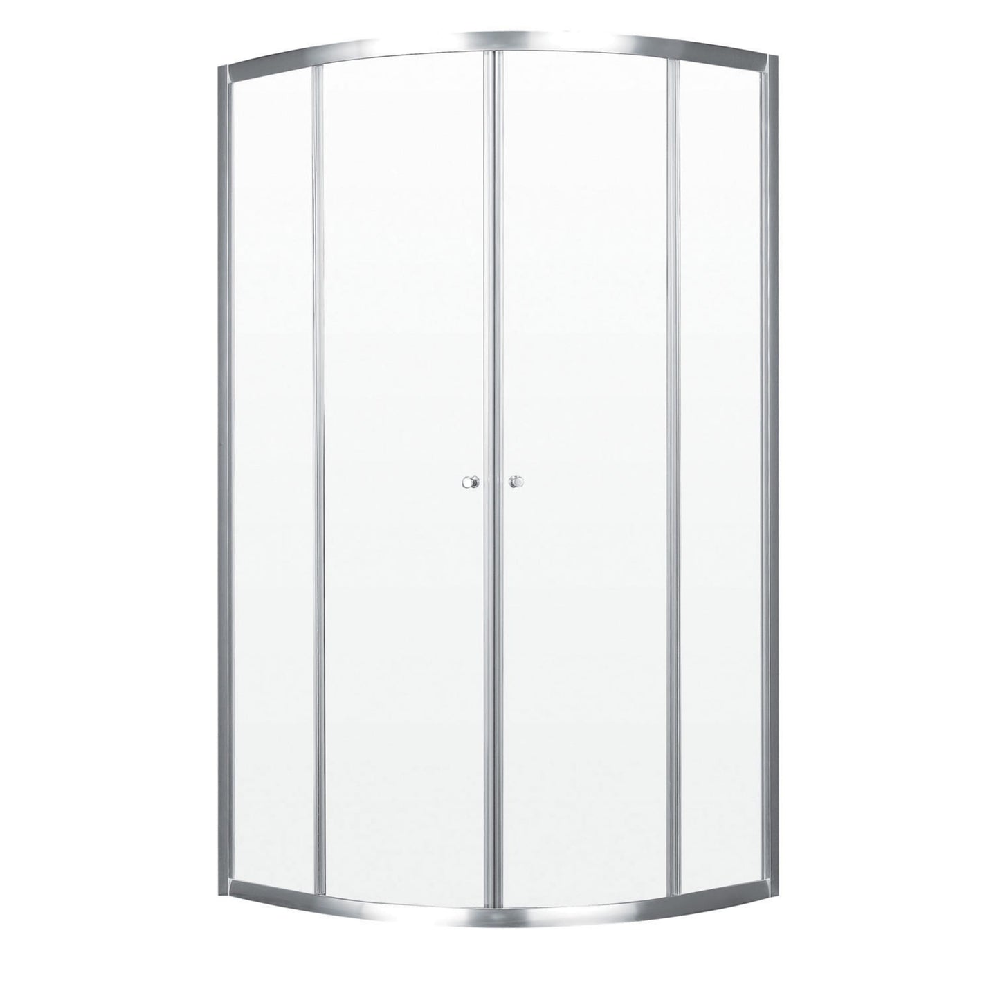 PORTE DE DOUCHE BAROLO 36" CHROME/CLAIR