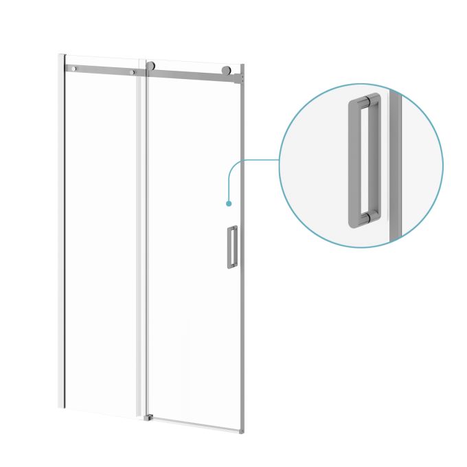 PORTE DE DOUCHE KONCEPT II COULISSANTE 60'' X 77''