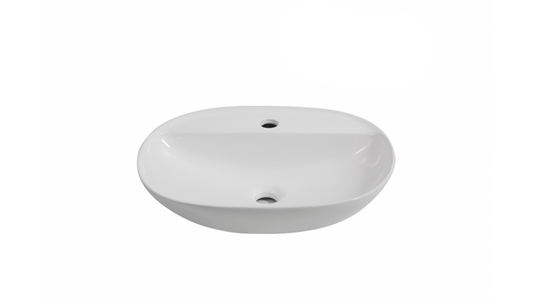 LAVABO VASQUE OKOYE 20'' X 16'' X 5'' BLANC